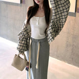 チェックツイードジャケットAJ1182