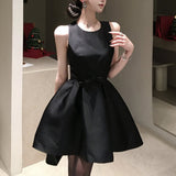 ラウンドネックAラインワンピース(3COLOR)AO1726