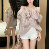 ウェーブフリルブラウス(3COLOR)AT1360