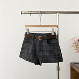 チェックショートパンツ(2COLOR)AB1210