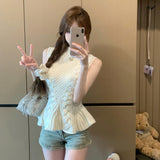 ノースリーブぺプラムニット(2COLOR)AT1343