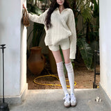 リラクシーケーブルニットセットアップ(2COLOR)AS1582