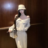 2WAYオフショルスウェットセットアップAS1721