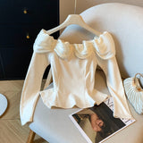 シアーフラワーぺプラムカットソーAT1405