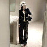 バイカラーニットカーディガン(2COLOR)AT1334