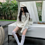 リラクシーケーブルニットセットアップ(2COLOR)AS1582