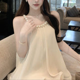 パールネックシフォンブラウス(3COLOR)AT1348