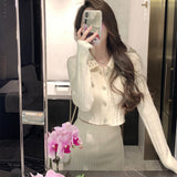 パールビジューニットセットアップAS1659