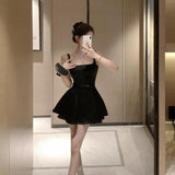 シルキーAラインワンピース(2COLOR)AO1696