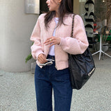 ジップツイードブルゾン(2COLOR)AJ1154