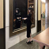 シースルーリストフォールワンピースAO1819