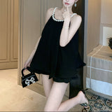 パールネックシフォンブラウス(3COLOR)AT1348