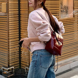 ジップツイードブルゾン(2COLOR)AJ1154