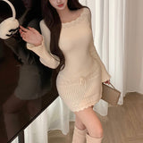 クロシェニットワンピースAO1825