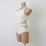 シースルーホルターネックスイムウェア(2COLOR)AW1086