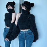 カーデSETノースリーブモヘアニット(3COLOR)AT1394