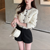 ステッチビーズノーカラージャケットAJ1195