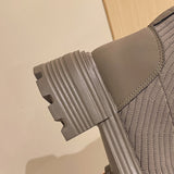 厚底ソックスブーツ(3COLOR)AP1038