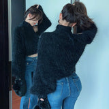 カーデSETノースリーブモヘアニット(3COLOR)AT1394