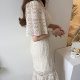 クロシェニットワンピースAO1764