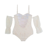 2WAYフラワースイムウェアAW1088