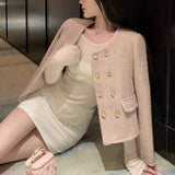 ダブルボタンノーカラージャケット(3COLOR)AJ1151