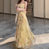 サイドカットフラワーワンピースAO1753