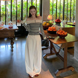 オフショルボーダーカットソーAT1410