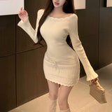 クロシェニットワンピースAO1825