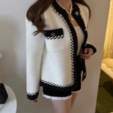 ダブルステッチモノトーンカーディガン(2COLOR)AT1296