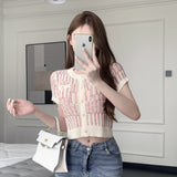 MIXツイードサマーニットAT1272