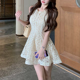 フラワーAラインワンピースAO1777