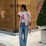 ジップツイードブルゾン(2COLOR)AJ1154