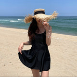 バッククロスワンピーススイムウェア(2COLOR)AW1085