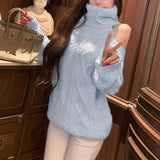 バックレースタートルニット(3COLOR)AT1400