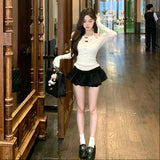 レースキャミソールドットカットソーAT1408