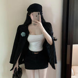 ベルト付きタイトミニスカート(2COLOR)AB1197