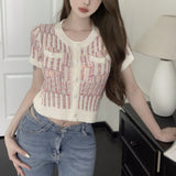 MIXツイードサマーニットAT1272