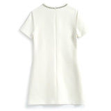 【即納】ビジューリボンワンピースAO1628