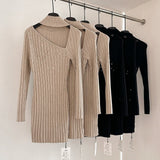 カッティングビジューワンピース(2COLOR)AO1845