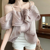 ウェーブフリルブラウス(3COLOR)AT1360