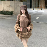 ティアードファーニット(2COLOR)AT1389