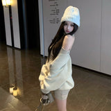 Vネックニット+タイトワンピース(2COLOR)AS1706