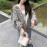 チェックツイードジャケットAJ1182