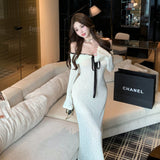 モノトーンロングワンピースAO1850