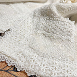 レースステッチノーカラージャケットAJ1196