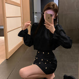 ワントーンビジューセットアップ(2COLOR)AS1648