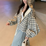 チェックツイードジャケットAJ1182