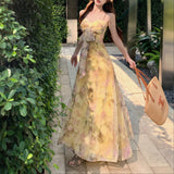 サイドカットフラワーワンピースAO1753