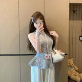 ノースリーブぺプラムニット(2COLOR)AT1343